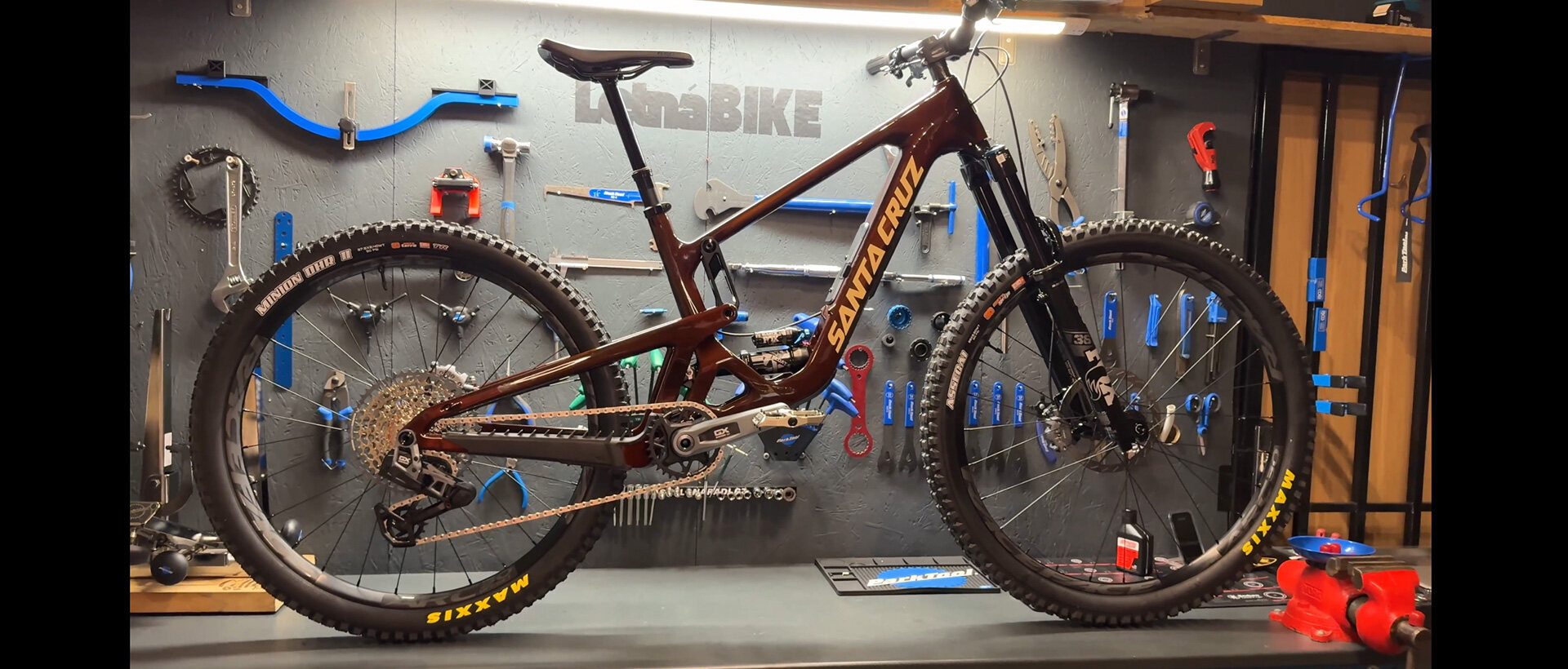 Horské kolo připravené v dílně Letná Bike